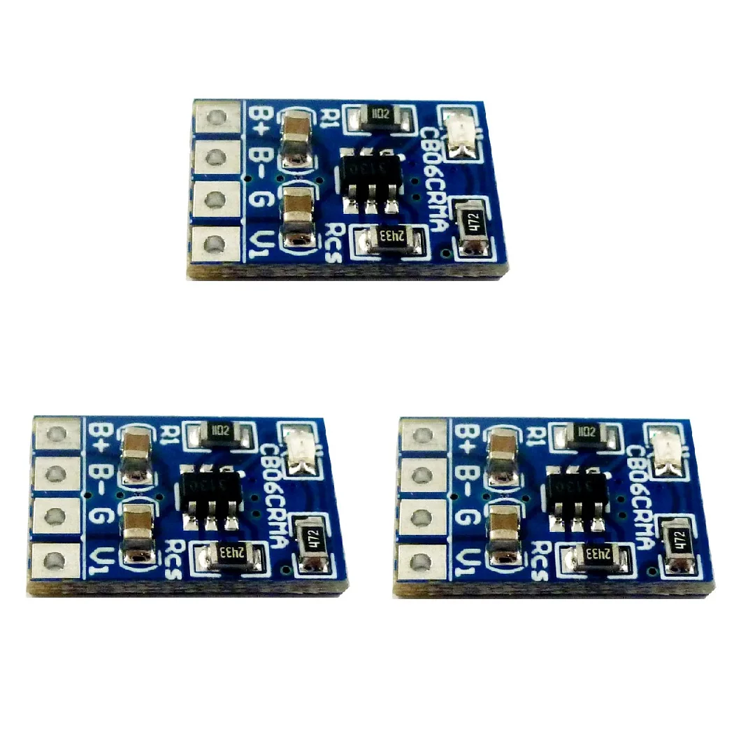 3PCS 10-300MA 3V 3.6V Coin Cell Rechargeable lithium battery Charge management module 3.3V 4.2V Charger NI-MH Ni-CD Li-ion LiFe