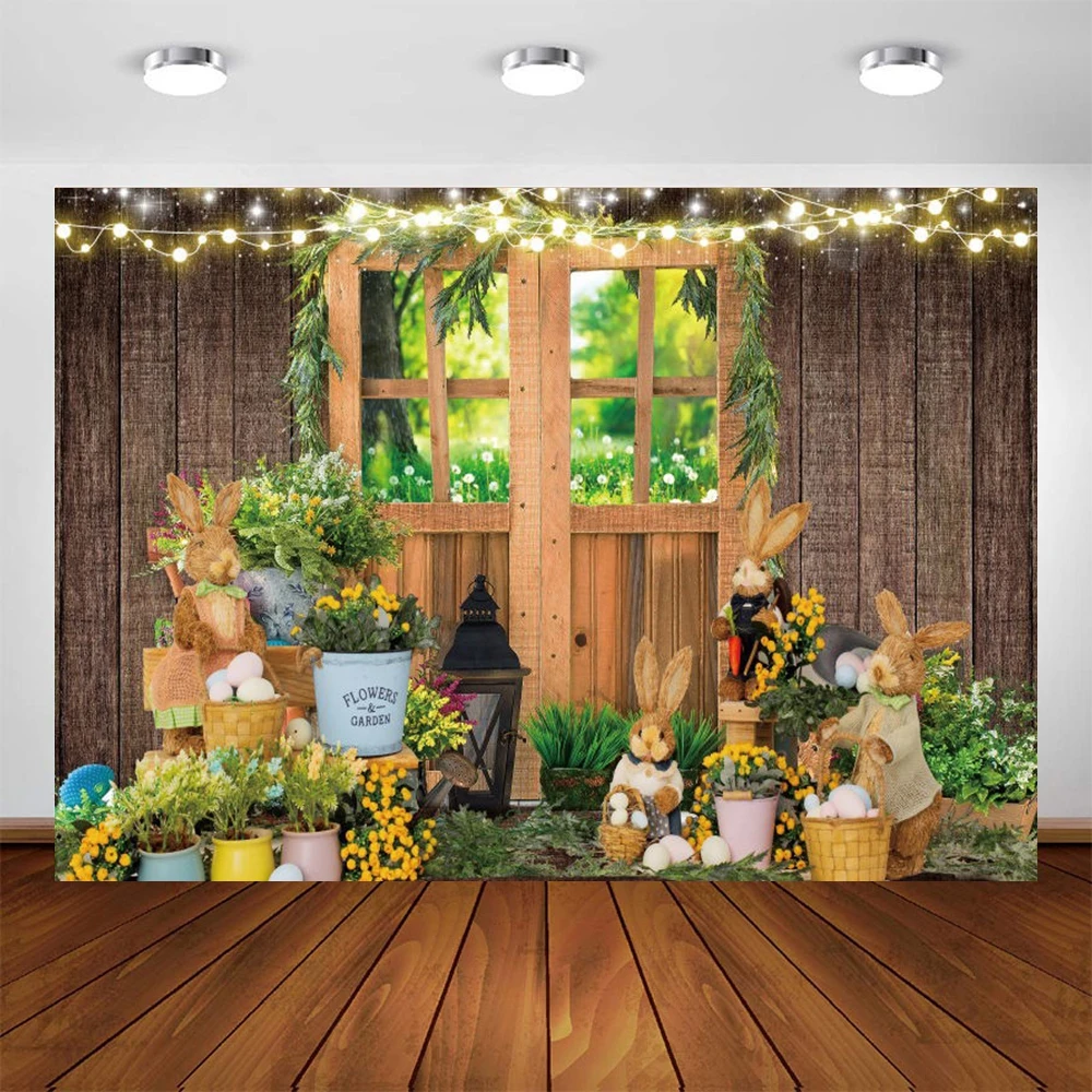 モダンな写真の背景,春の木製の壁の卵,ウサギの背景,赤ちゃんのシャワー,子供の誕生日パーティー,写真ブースのスタジオ
