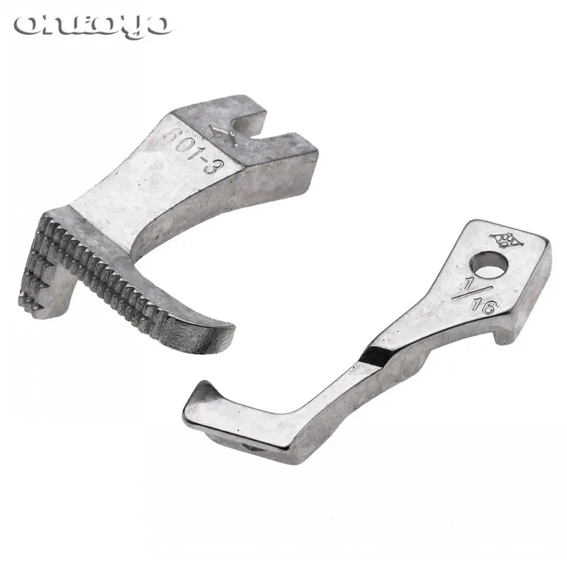 Synchronous Sewing Machine DY 340 High Low Pressure Thread 1/16 Edge Block Presser Foot 601-3 601-2R Spare Parts