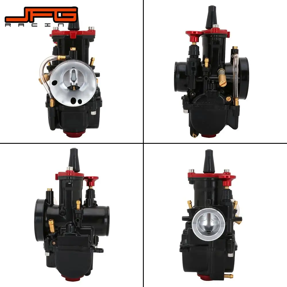 Motorcycle 21 24 26 28 30 32 34mm Universal Black For Mikuni Maikuni PWK Carburetor Scooters ATV With Power Jet Dirt Bike