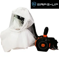 Helmet Mask Powered Air Purifying Purifier PAPRs Hood Cover Filter Protector