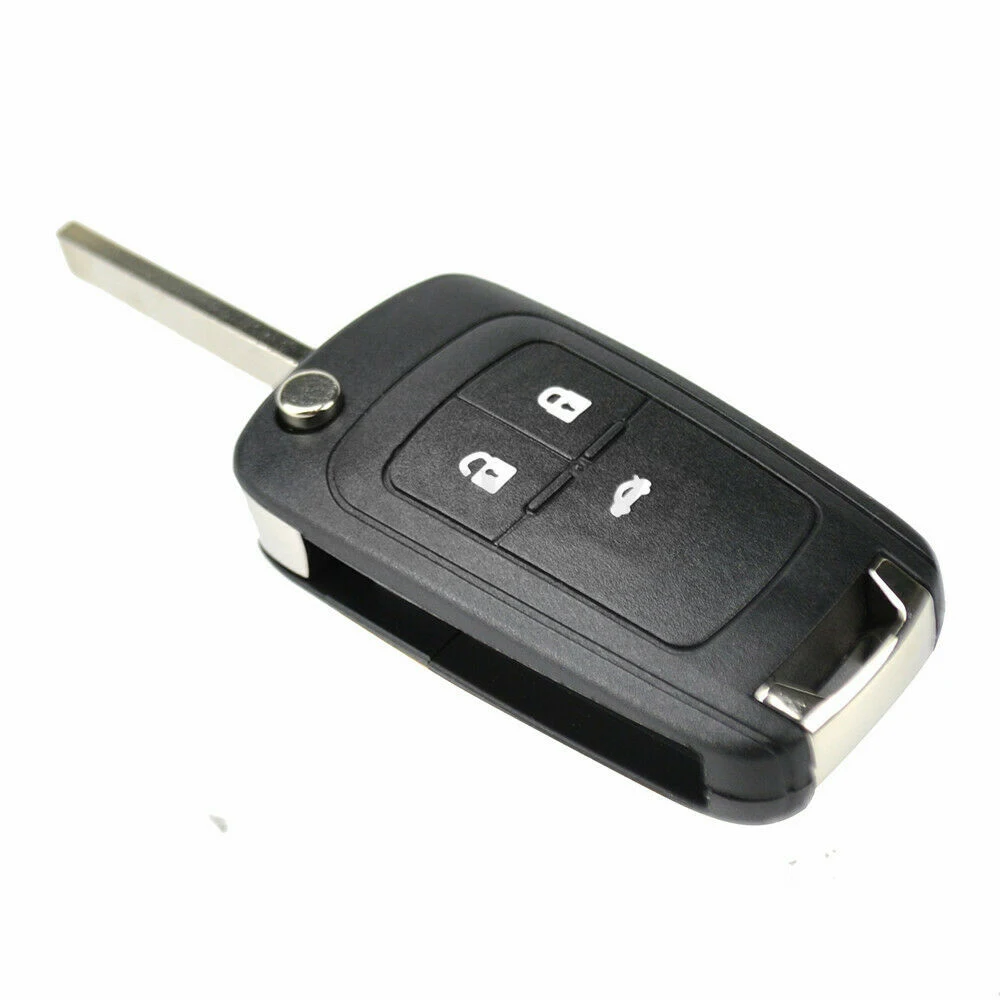 New 2/3B Rubber Flip Folding Remote Key Shell Fob Case for Chevrolet Aveo Cruze Sonic Malibu Car keys Accessories