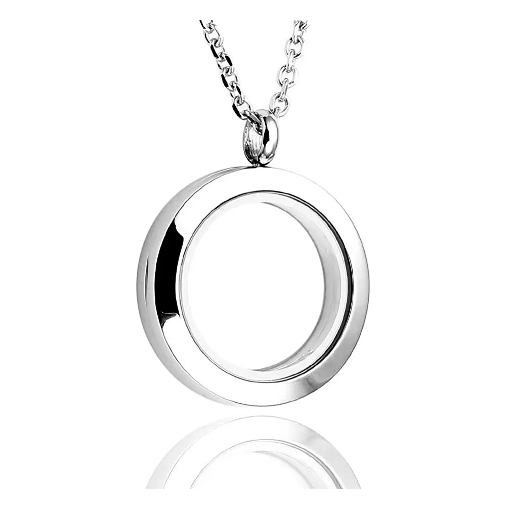 Cremation jewelry for ashes silver urn necklace crystal necklace pendant charm memorial jewelry stainless steel locket necklace