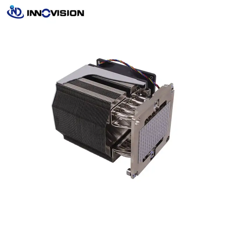 4U Active server heatsink 3647 Square with 5* heatpipe server cpu cooler With 9025MM Quite Cooling Fans
