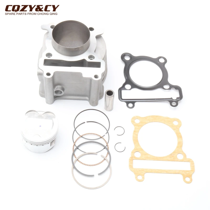 58.5mm Big Bore Cylinder Kit & Piston Kit for Yamaha BWS125 ZUMA YW CYGNUS-X /-SR /-FI 125cc 4V Scooter engine parts 4 stroke