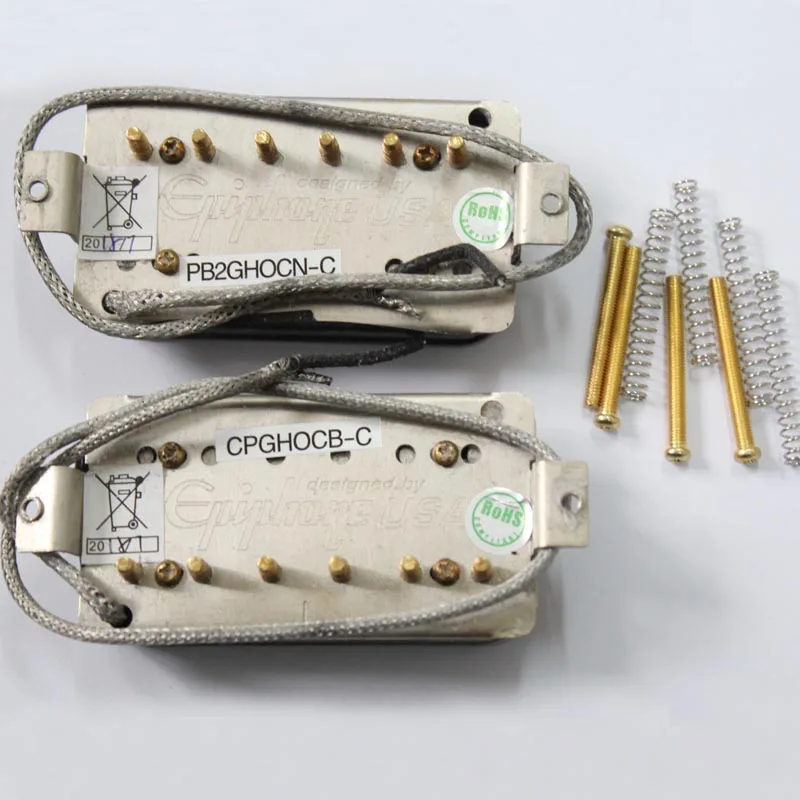 Epi Alnico classico N e probucker B pickups with Gold spots