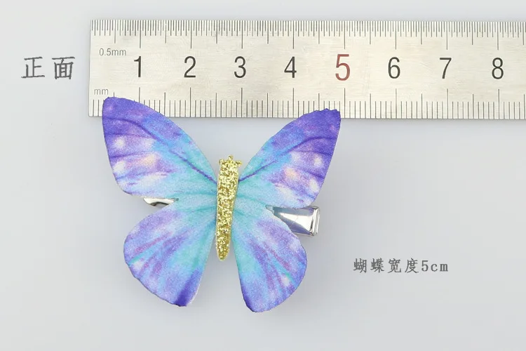 Butterfly Hair Clips for Girls Kids Glitter Barrette Wedding Hairpins Hair Accessories Styling Tools