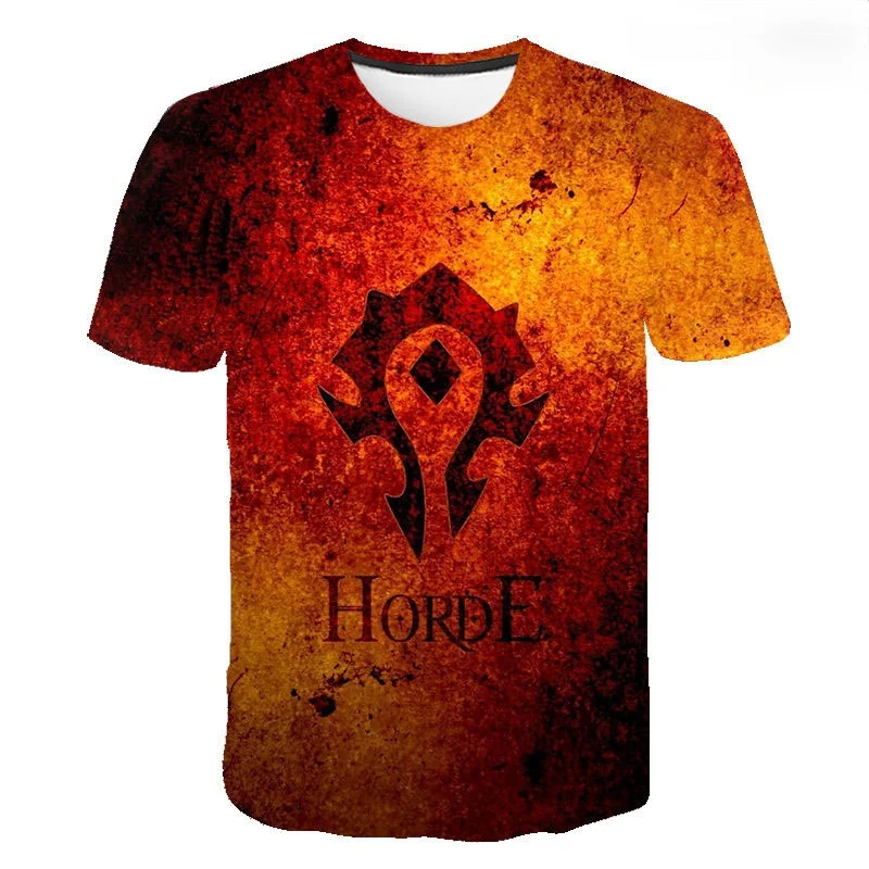 Game Warcraft 3D Printed T Shirts Men Women Children Popular Game Short Sleeve Summer Fashion Streetwear Tops Boy Girl Kids Tees