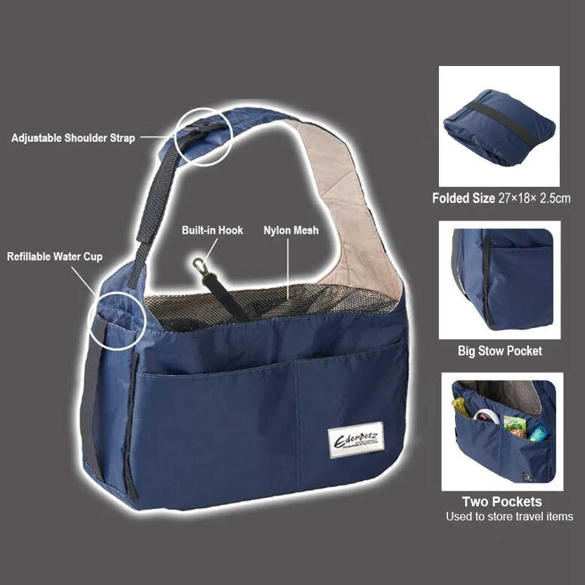 Sac Electrolux pour animaux de compagnie, grand sac à élingues confortables, voyage lancé, 8kg, promotion!