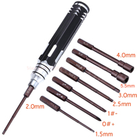 8 in 1 RC Tools Hex Screwdriver Tool H1.5 H2.0 H2.5 H3.0 For FPV Quadcopter Drone UAV Boat Car Helicopter