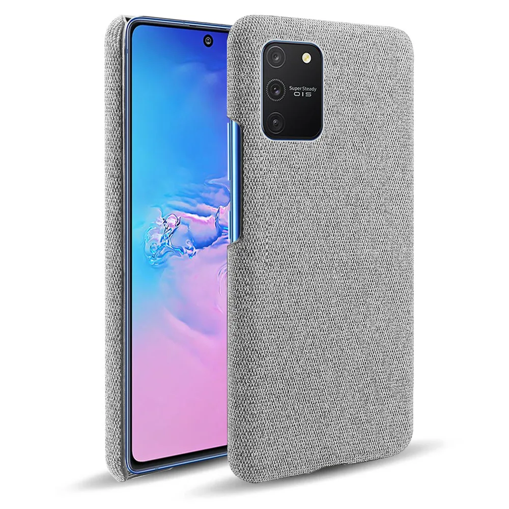 Slim Cloth Texture Cover For Samsung Galaxy S10 Lite Case S10 Plus S10E Fabric Antiskid Capa for Samsung S 10 Lite SM-G770F/DS