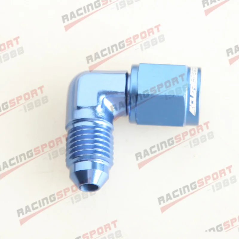 4AN -4 AN4 90 GRADI Femmina a Maschio di ALLUMINIO Raccordi Adapter