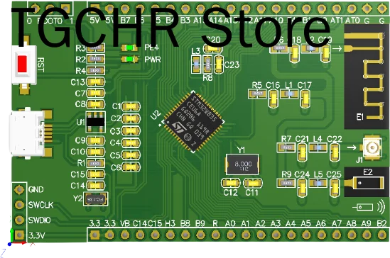 STM32WB35CCU رقاقة واحدة نظام الكمبيوتر الصغيرة بلوتوث الأساسية مجلس تطوير قدرة عالية M4 مجلس التقييم Wb55
