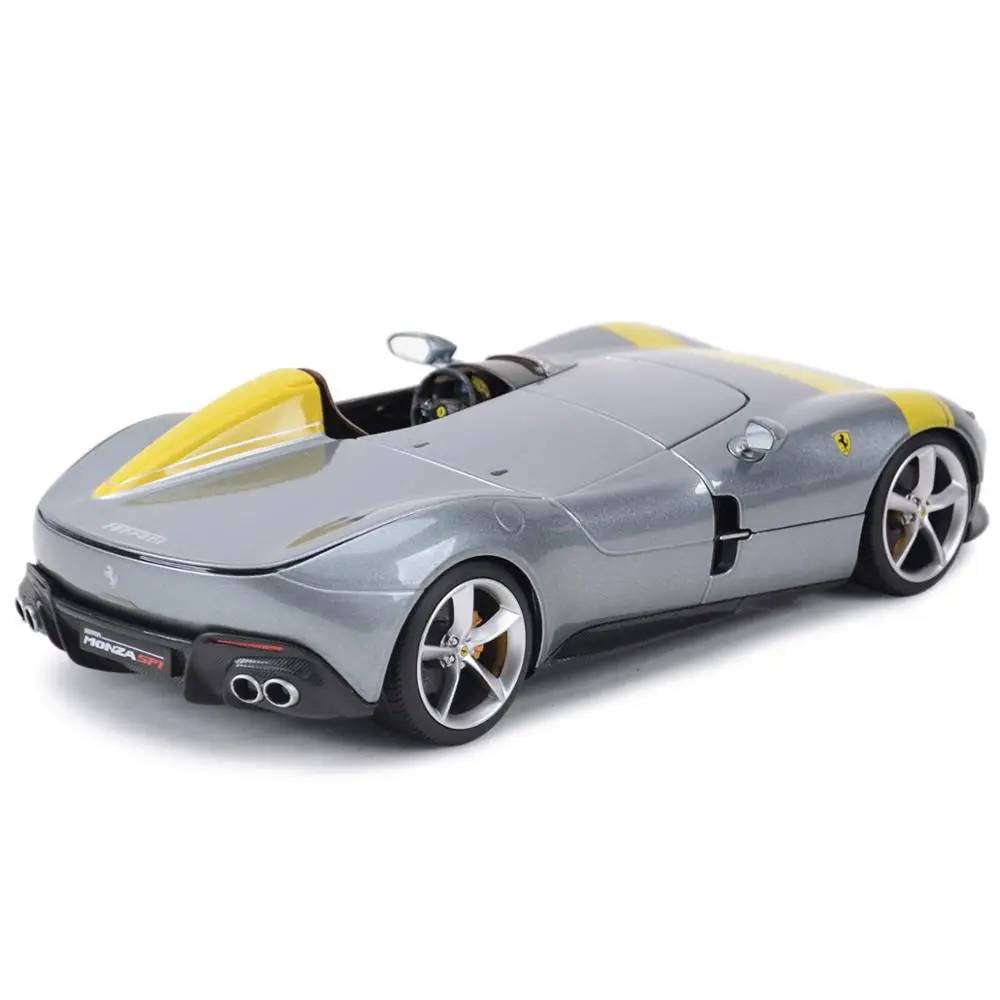 Bburago 1:18 Ferrari Monza SP1 samochody sportowe statyczne pojazdy odlew Model kolekcjonerski samochody zabawkowe