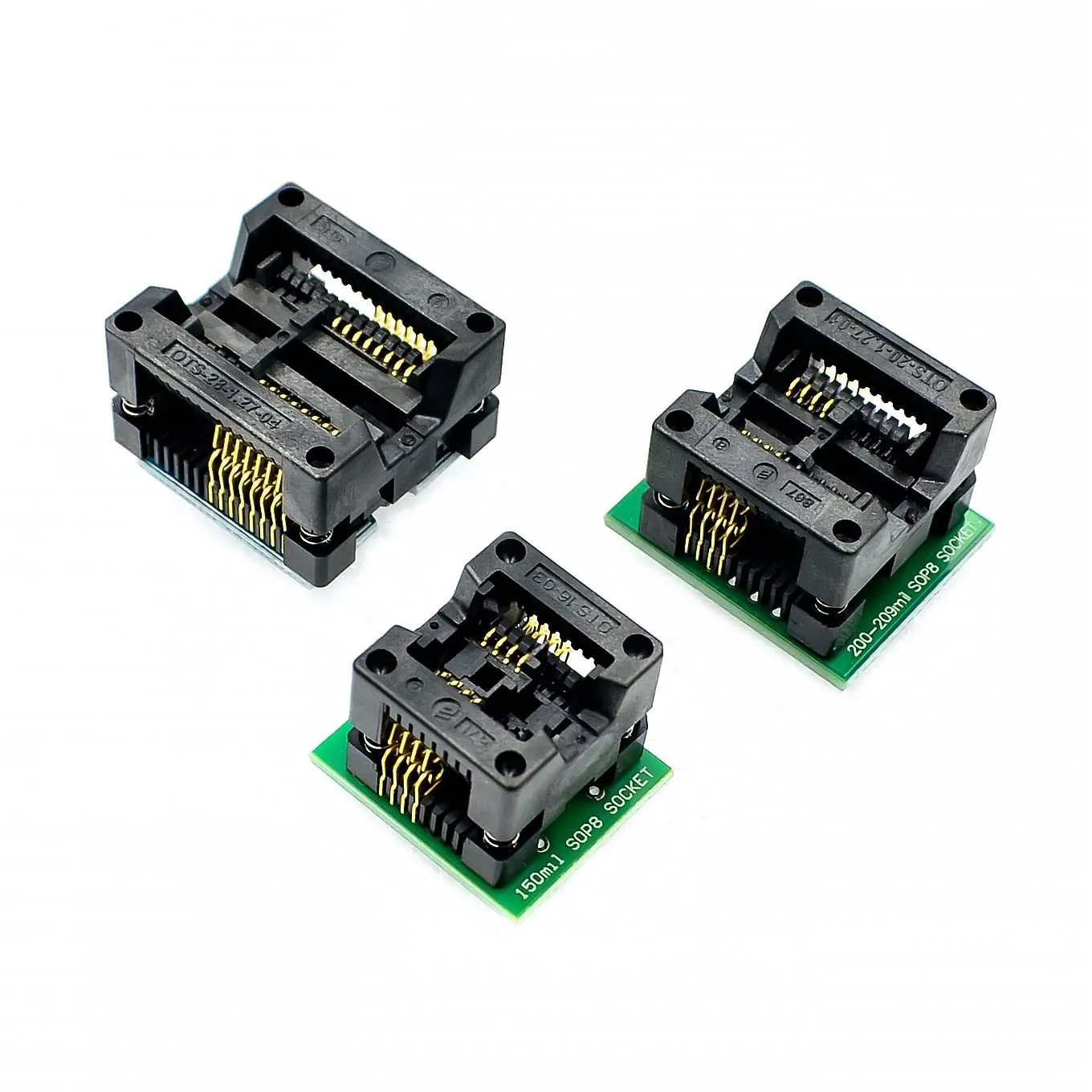 SOP16 to DIP8 Wide-body Seat Wide 150mil 200mil 208mil 209mil 300mil Programmer SOP8 Adapter Socket for EZP2010 EZP2013 CH341