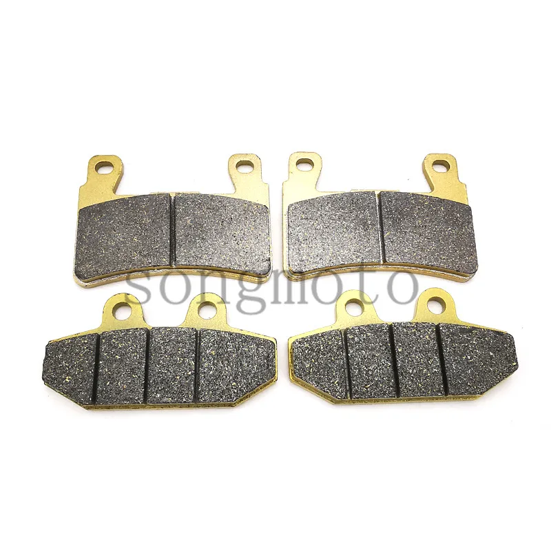 Front Rear Brake Pads For Harley Fat Boy/Heritage Classic/Softail Slim Breakout Deluxe Dyna Fat Bob Street Bob Low Rider 18-20