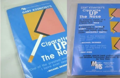 Cigarette Up the Nose Magic Tricks Close Up Magia Disappearing Magie Mentalism Illusion Gimmick Props for Professional Magicians