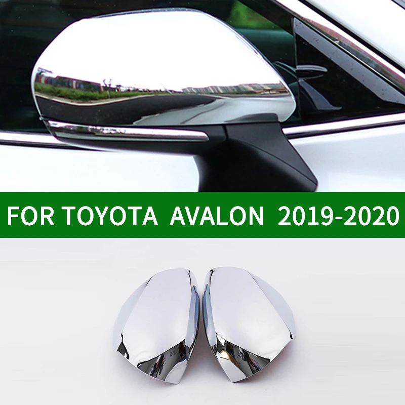 

For TOYOTA AVALON 2019-2020 car Rearview mirror cover trim, accessories chrome silver Side Turn Signal Mirror Covers 2019