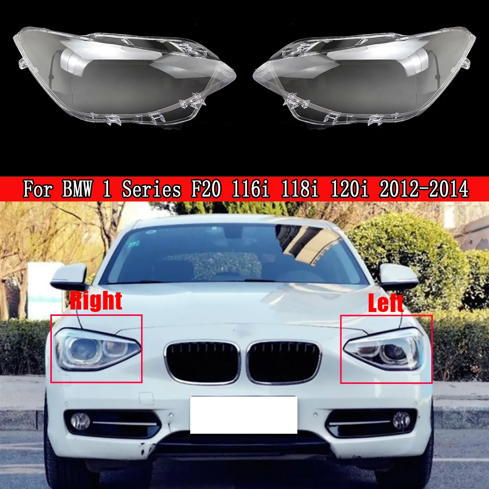 

Car Headlight Headlamp Light Glass Lens Case Auto Shell Cover For BMW 1 Series F20 116i 118i 120i 2012 2013 2014 Lampshade Glass