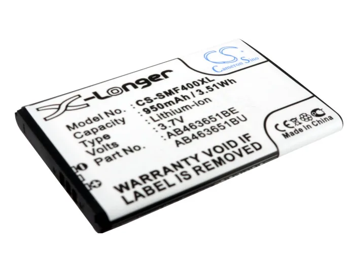 cameron sino 950mAh battery for SAMSUNG Blade Chat 322 Genio Qwerty GH-J800 Glamour S7070 GT-B3410 C3060 C3200 C3222 C3322