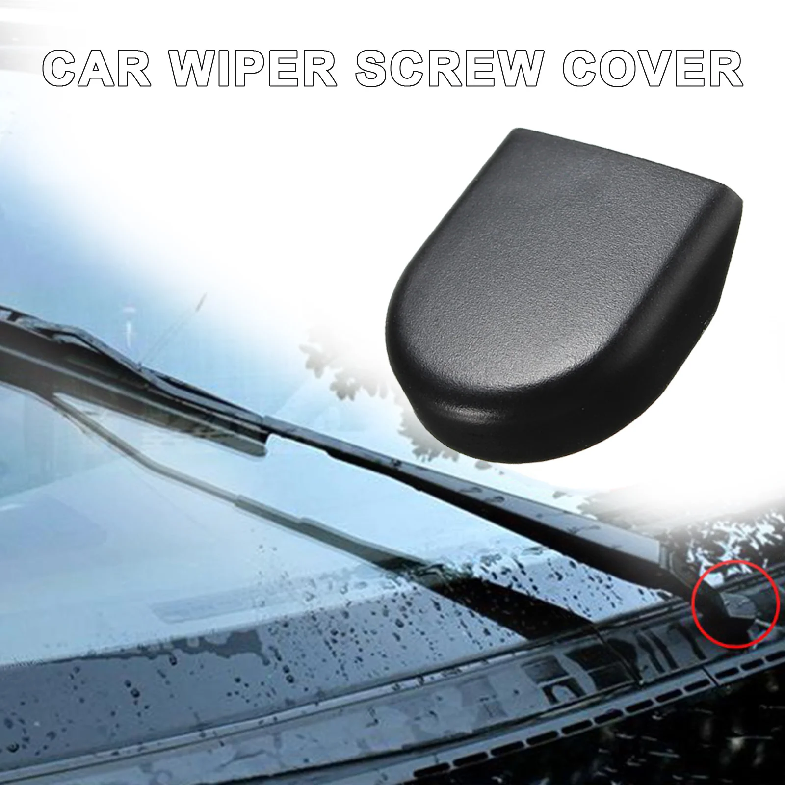 6pcs Replacement Windscreen Wiper Arm Head Cover Cap Bolt Cover For Toyota Yaris Corolla Verso Auris Auto Accessories Parts New