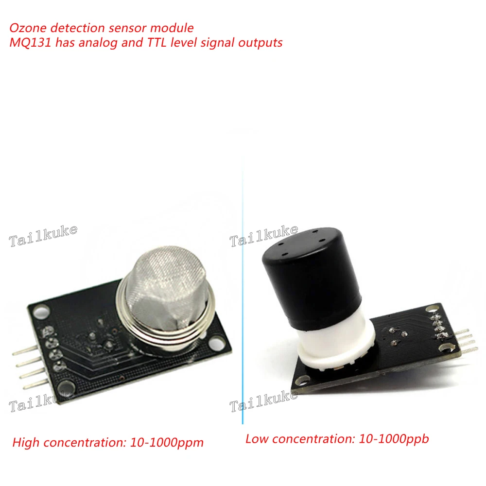 Módulo de detección de ozono MQ131, Sensor de ozono de alta y baja concentración, alta precisión