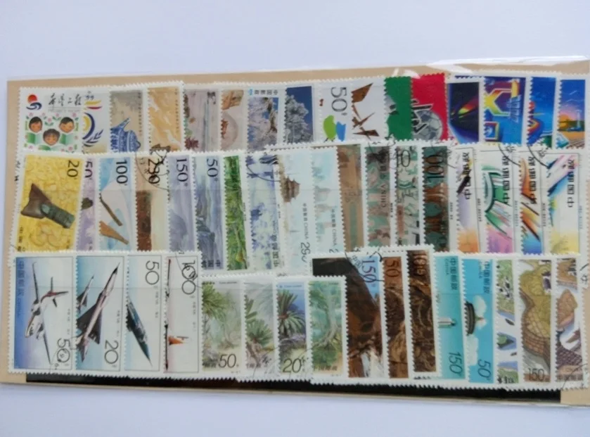 50 PCS / Lot,China Postage Stamps,No Repeat,Stamp Collection,Good Condition Collection,High Quaility,Real Original