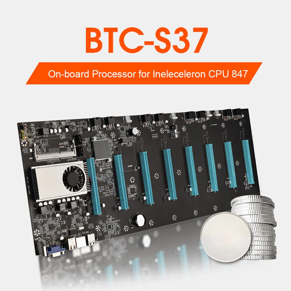 マイニングマザーボード,PCコンポーネント,8マイナーメモリカードと