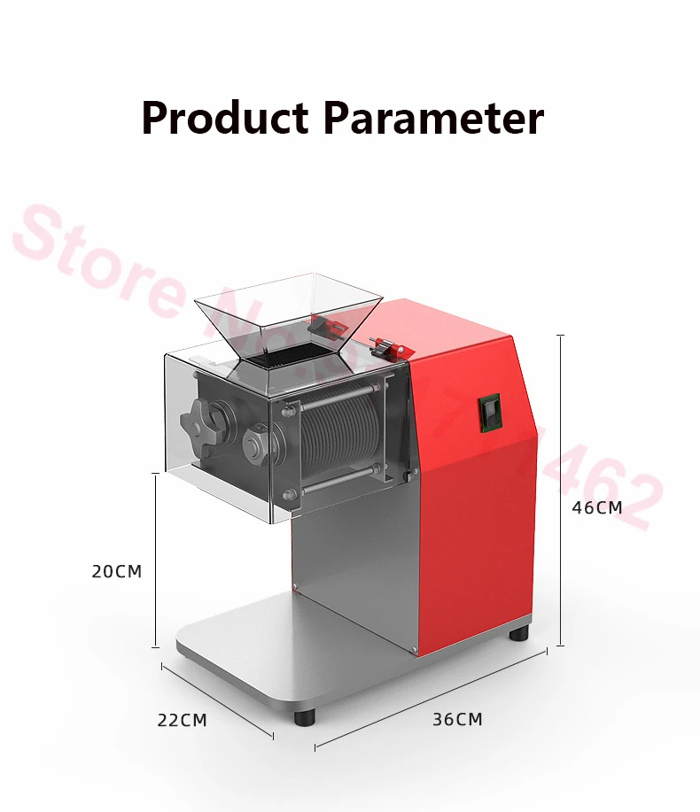 เครื่องตัดเนื้อไฟฟ้าเครื่องใช้ในครัวเรือน Chopper อาหารเชิงพาณิชย์เครื่องตัดปลาอัตโนมัติเนื้อหั่นเครื่องตัดสแตนเลส