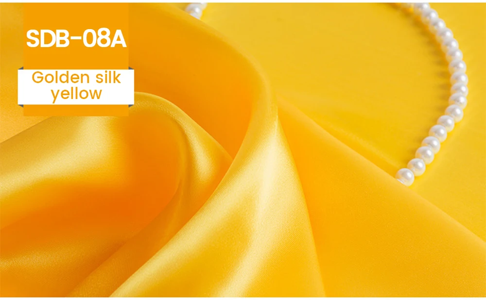 28 Farben Polyester-Satin-Stoff für Hochzeitskleider, Mode, DIY-Bastelarbeiten, Kostüme, Dekorationen, Meterware, Sonderangebot – Detail 12