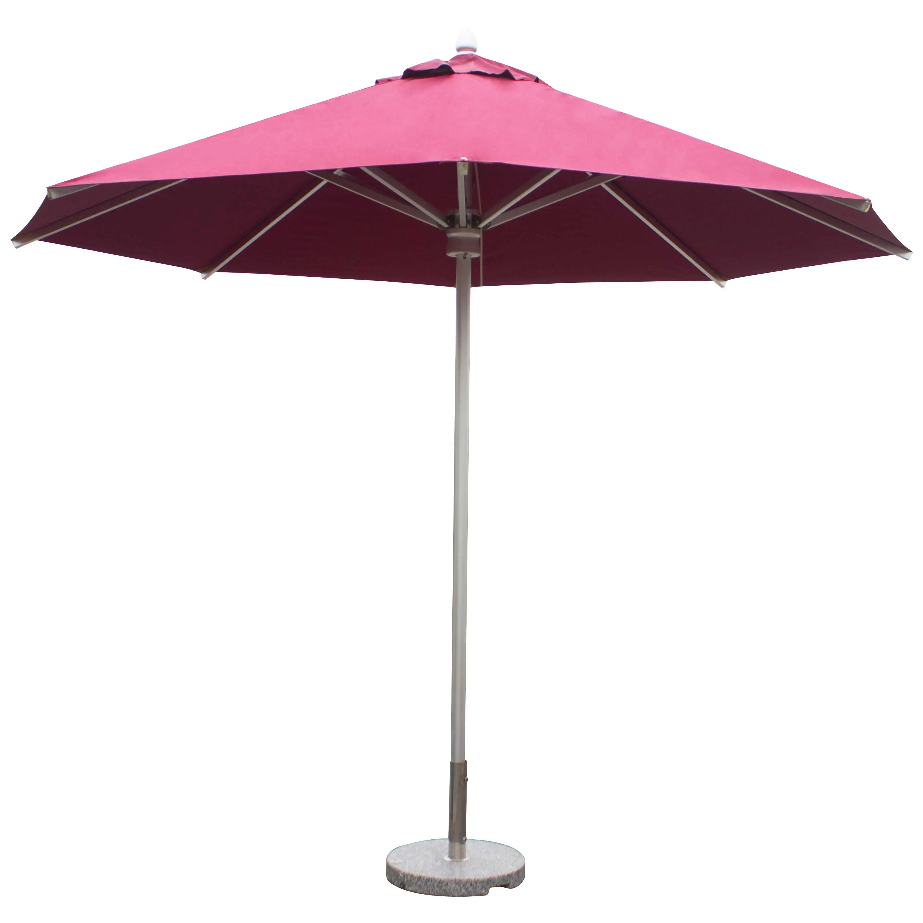 

Hot New Products Custom Big Square Size Outdoor Restaurant Patio Furniture Aluminum Iron Stand Rain Sun Garden Beach umbrella