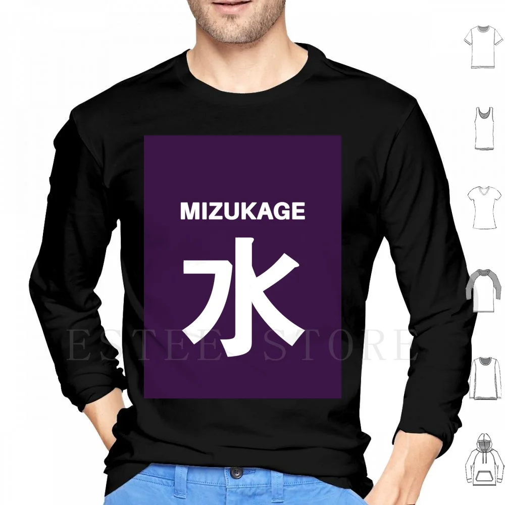 Mizukage Kiri Hoodie Long Sleeve Akatsuki Sasuke Hinata Sakura Minato Kushina Kakashi Anime Shippuden Japan Kisame Pain