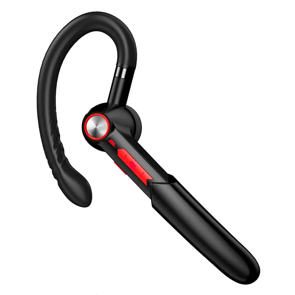 ME-100 Single Business Ear-hook Bluetooth Headset 5.0 14g 110mAh Button+Touch Control Earphone Noise Reduction Stereo Earpiece