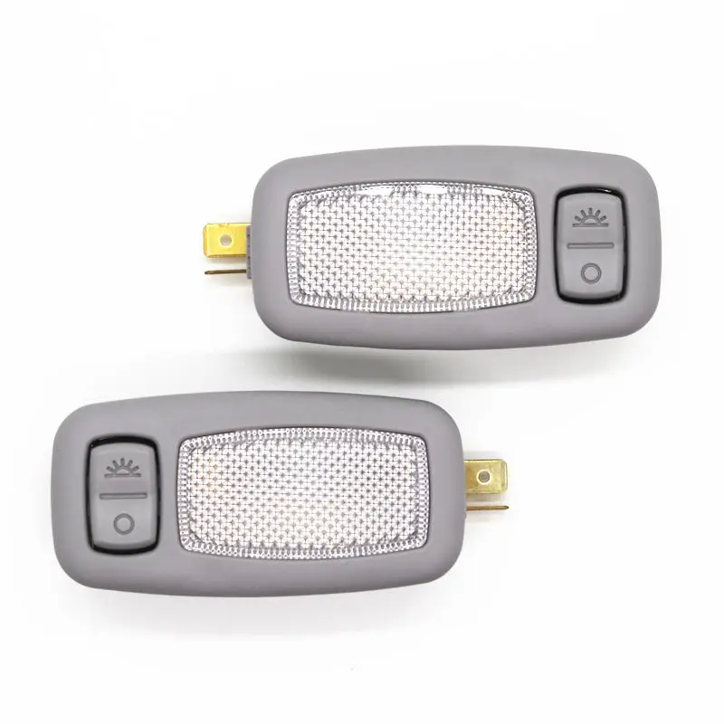 2Pcs OEM Genuine Interior Vanity Lamp LH RH Gray For Hyundai 2011-2015 i45 YF Sonata Elantra / AVANTE MD Forte / Koup K3