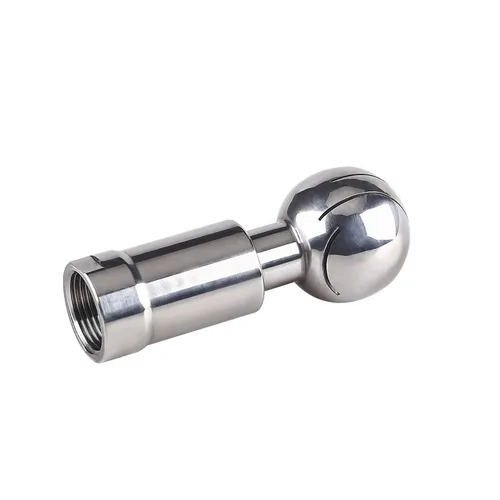 Imagen 2 del producto BSP1/2 ""-2"" pulgadas SS304 bola de pulverización rotativa de acero inoxidable hilo femenino sanitario cabezal de limpieza de tanque CIP cobertura de 360 grados accesorios de lavado