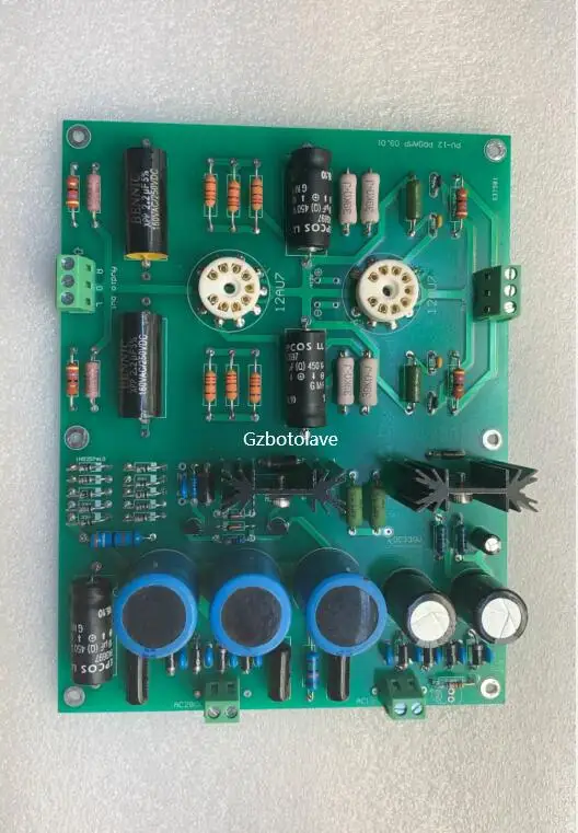 Reference Conrad-Johnson Pv12 circuit 12AU7 tube preamplifier board