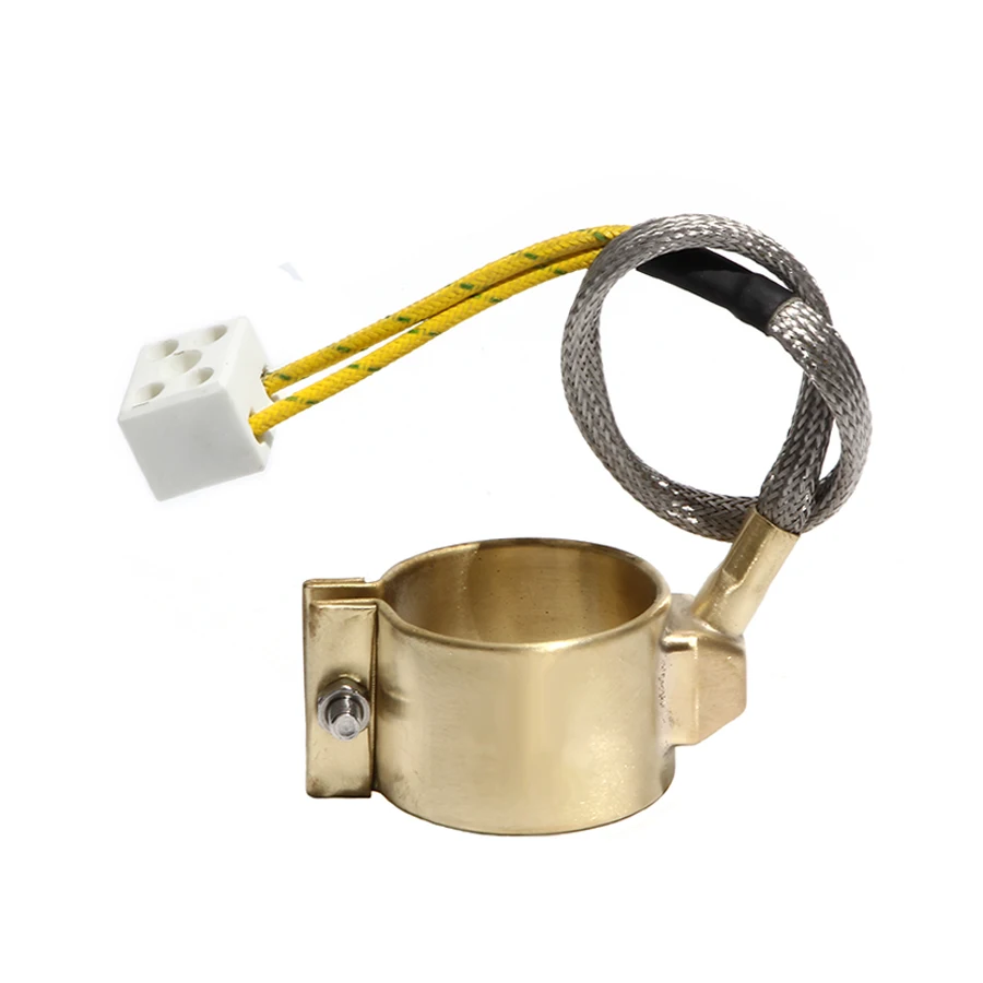 

55mm Inner Diameter 30~40mm Height Brass Band Heater 110V/220V/380V 230W/270W/300W Electric Heating Ring for Extruder