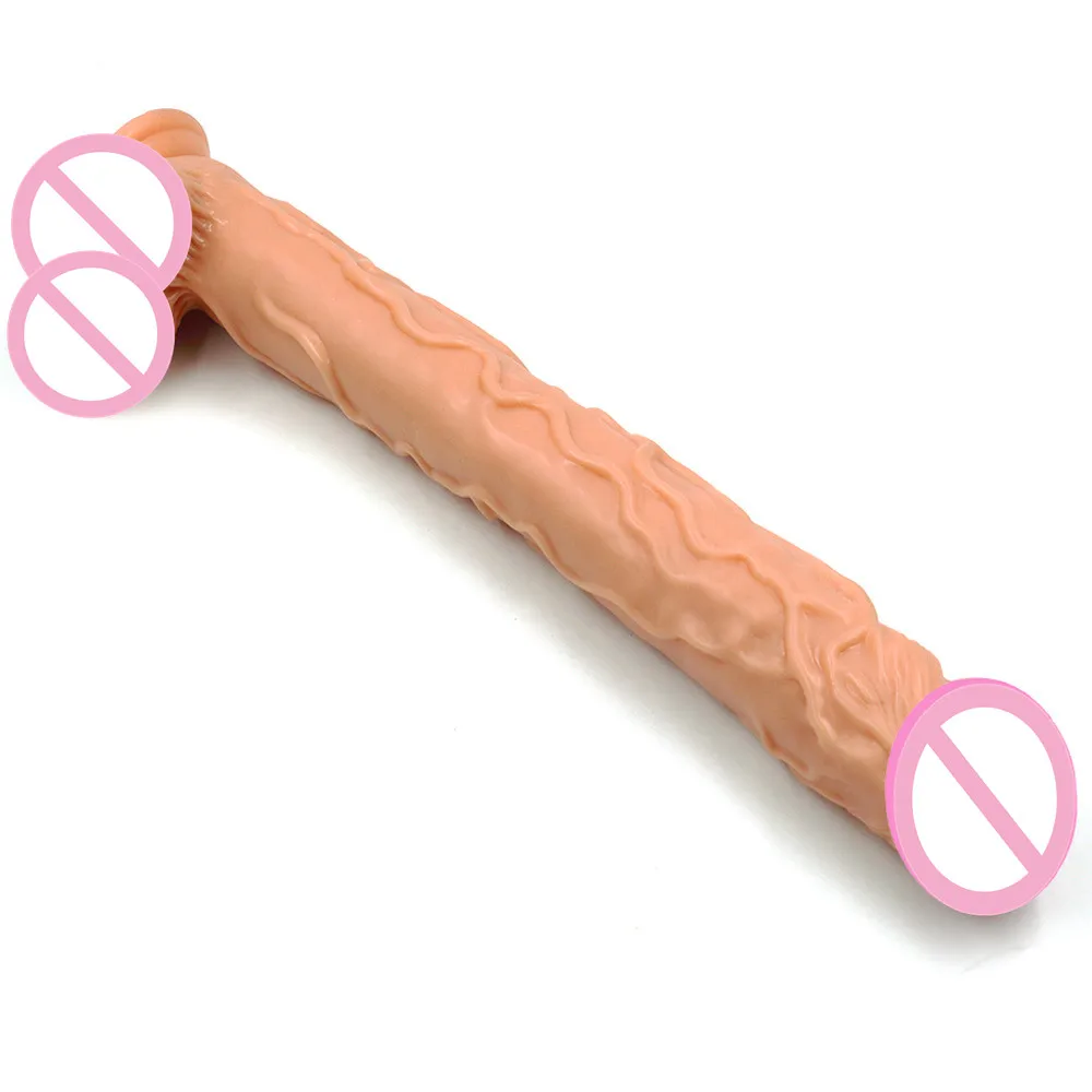 42cm Long Realistic Big Dildo Suction Cup Huge Penis Strap-on Dick Cock Penile Erotic Sex Toys For Women Vagina Alduts Supplies