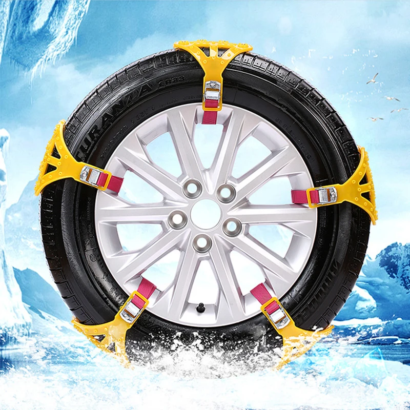 Universal Winter Truck Car Easy Installation Snow Chain Tire Anti-skid Belt Safe And Secur Thickened Non-slip Wheel Snow Chain