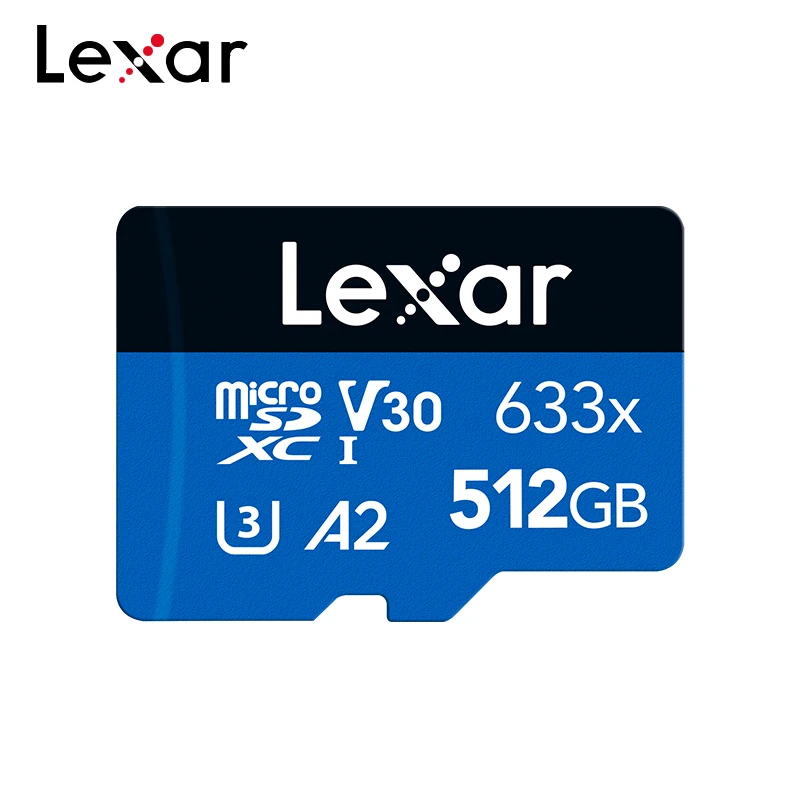Lexar High Performance 633x Micro SD Card SDHC 32GB V10 SDXC 64GB 128GB 256GB 512GB V30 Memory Card TF Card