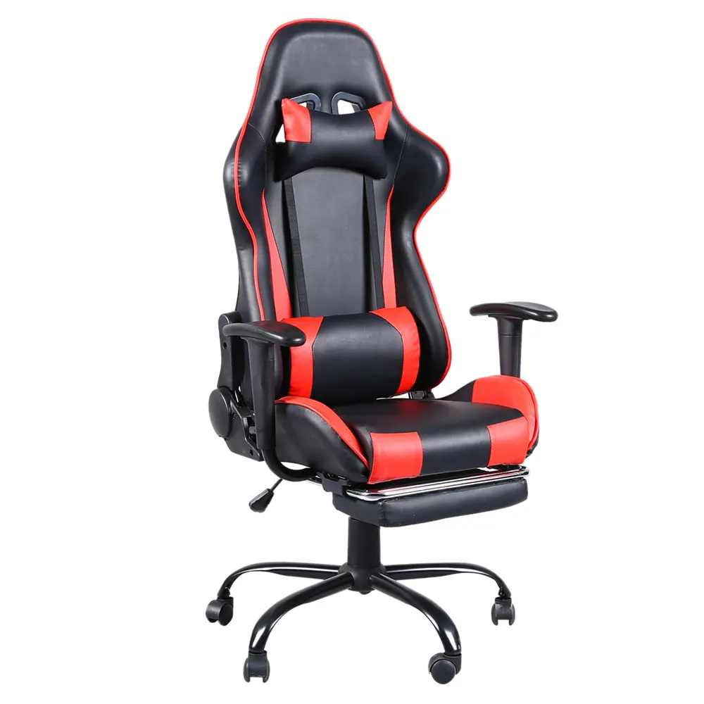 Computer Chair  Gaming Chair Adjustable High Back Swivel Chair Racing Gaming Chair Office Chair Study Chair with Footrest Tier