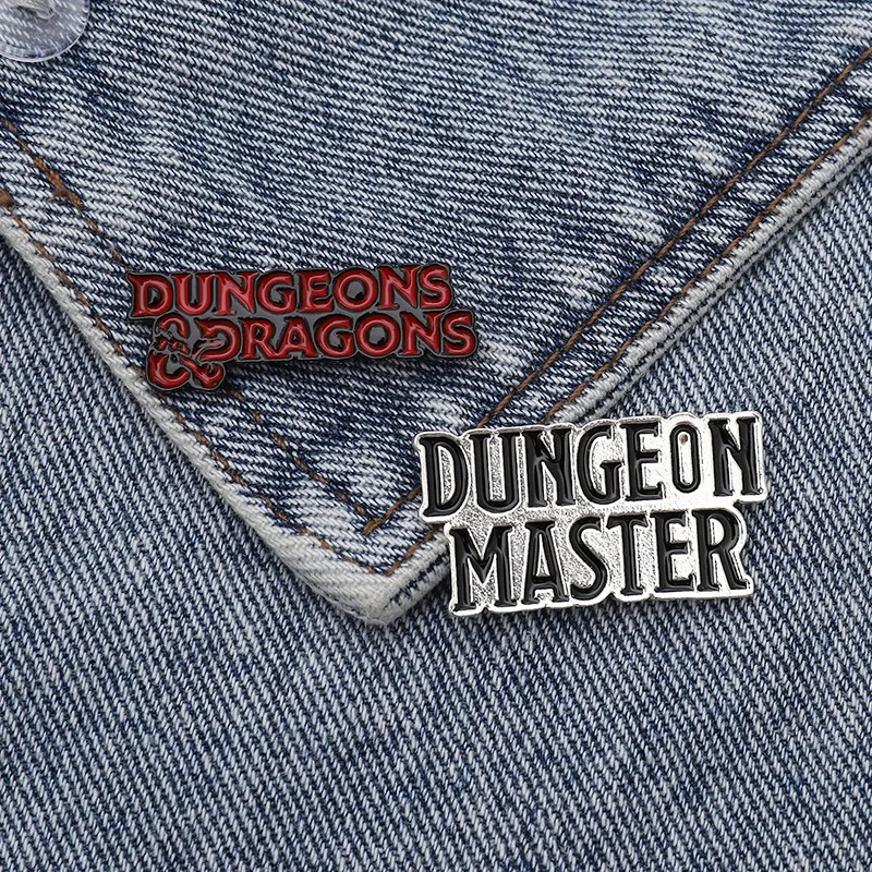 Broche en émail pour Fans, Badges D20, style Punk DnD, maître donjons et Dragons, sac à vêtements personnalisé, Badges D20, jeu de rôle, bijoux pour