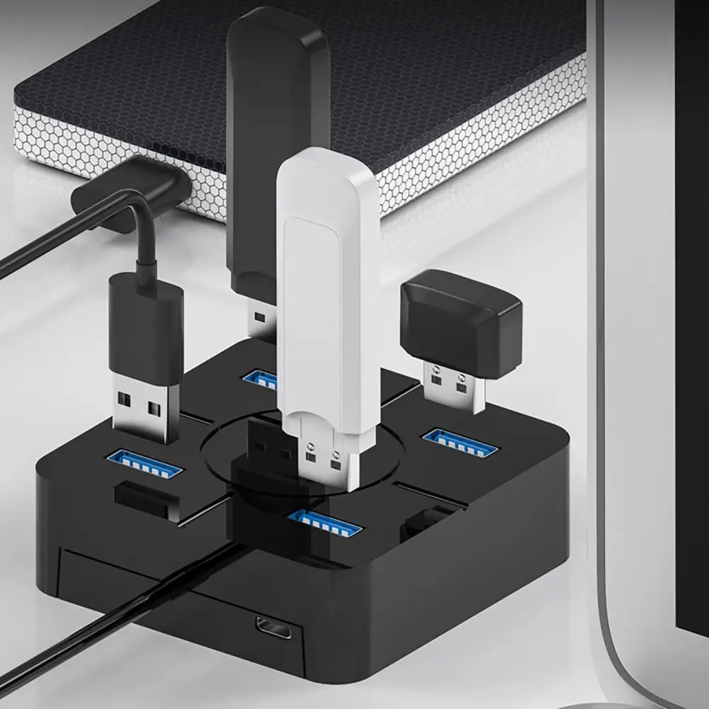 แท่นวางเข้ากันได้กับสาย Hub 4 In 1 USB2.0 Docking Stand