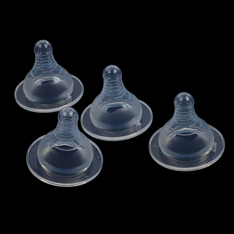 Núm Vú Cho Bé Bình Bình Sữa Núm Vú Silicone Vòi Mềm Mại Silicon Pacifier Núm Ty Thay Thế