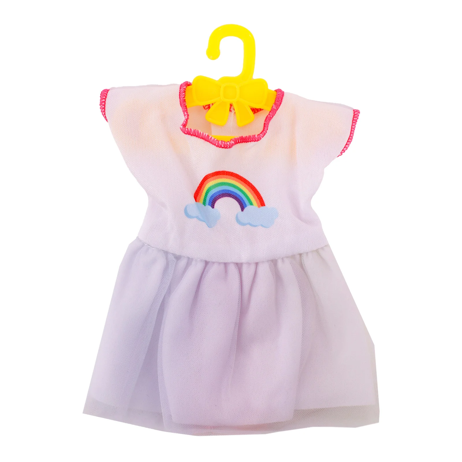 Colgador de ropa de muñeca para niños, de 4 colores accesorios de plástico, apto para muñeca americana Willie Wisher de 14 pulgadas, Nancy y Paola Reina, juguete