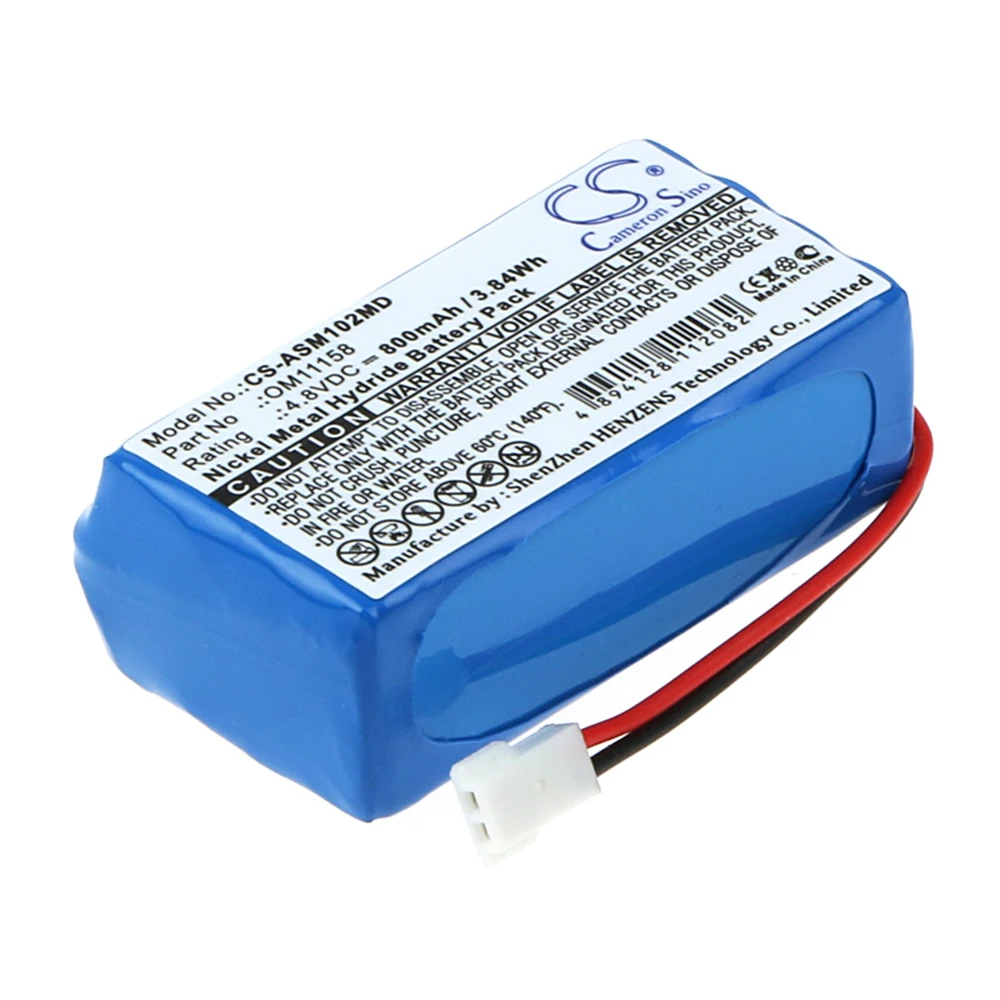 Cameron Sino Battery for Air Shields-Vickers OM11158 fits JM102 Jaundice Mete Medical Replacement battery