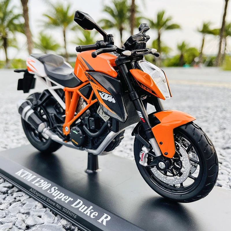 Maisto-motocicleta todoterreno de aleación 1:12 KTM 1290, modelo de fundición a presión genuino autorizado, regalo de colección de coche de juguete