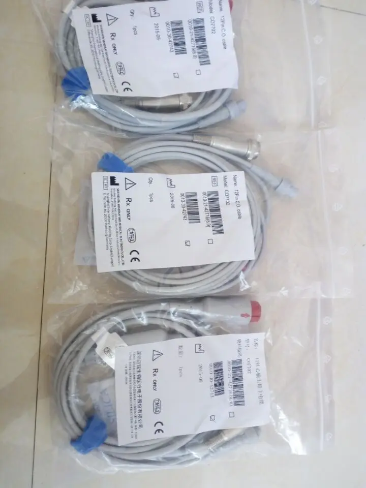 FOR 1PCS Libang Mindray 12-Pin Cardiac Output Main Cable C07702