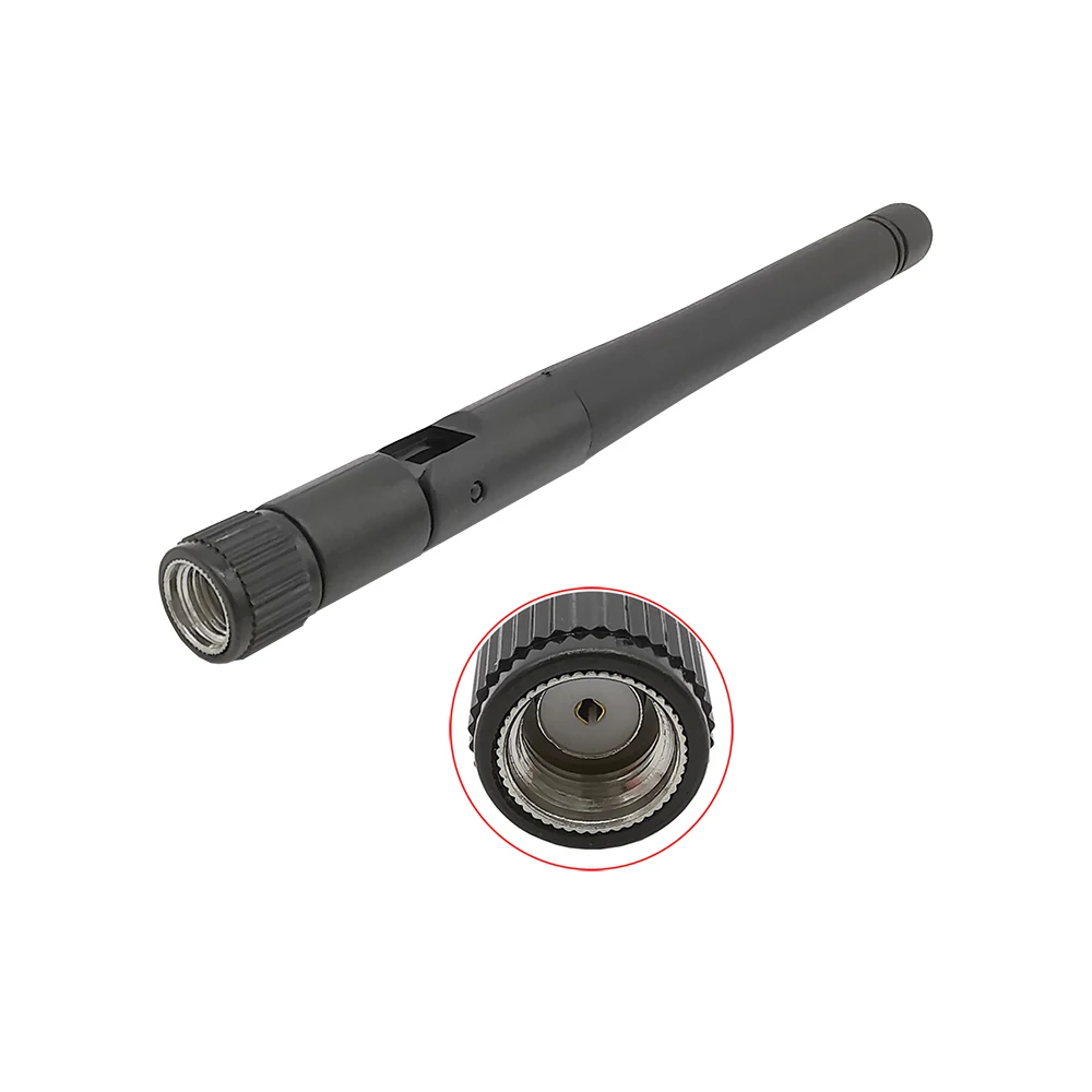 

2Pcs RP SMA Male Antenna 3DB 2.4G WiFi Wireless uter Professional Connector Single Receiver Network Card TV Mini 2.4G Antenna