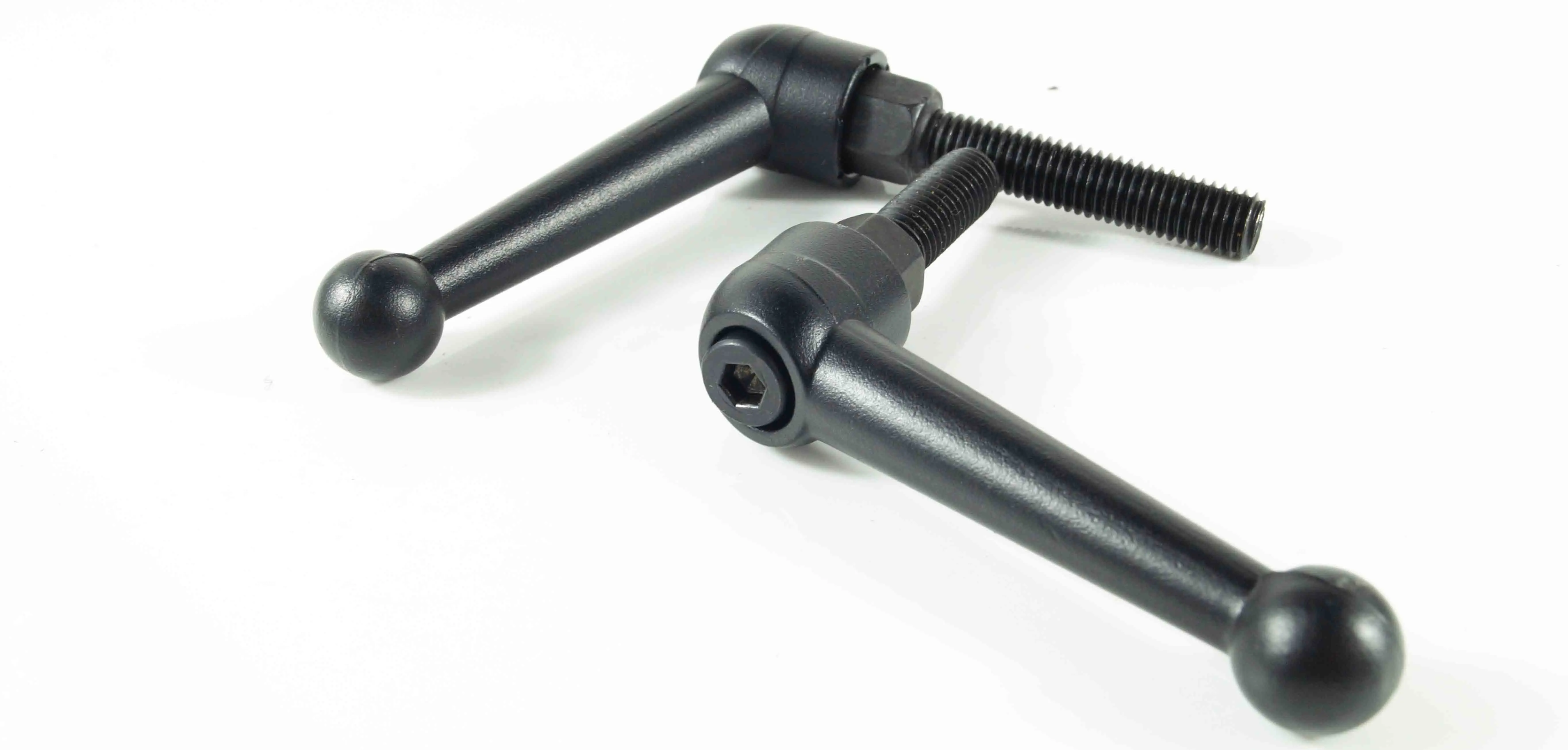 M10 Black Orange Solid Adjustable Handle Clamping Tension Lever Arm